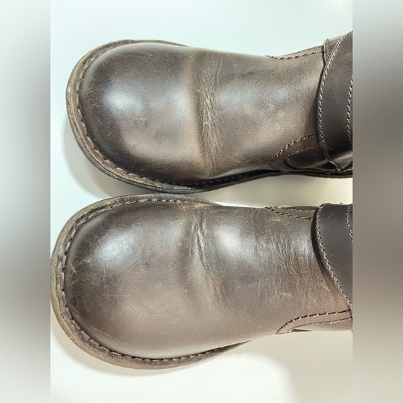 UGG Rosen Shearling Riding Boots - Brown Leather - Women’s Size 6 - Picture 9 of 12